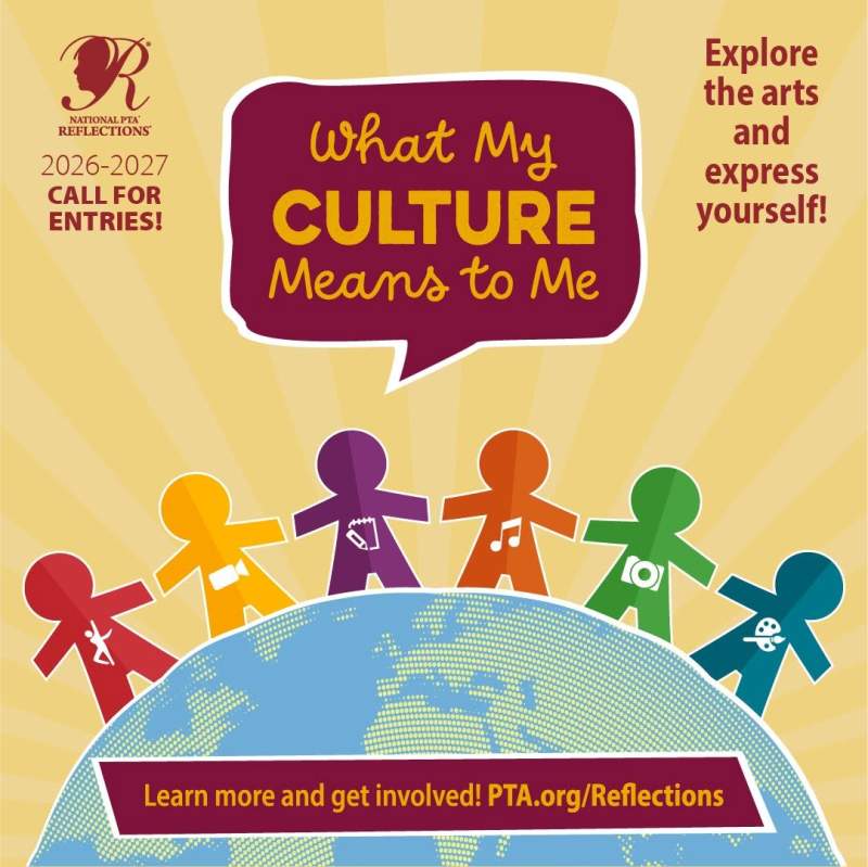 Reflections Art Program Kickoff Graphic